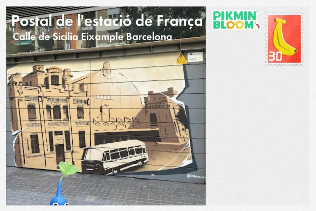 Postal de l'estació de França